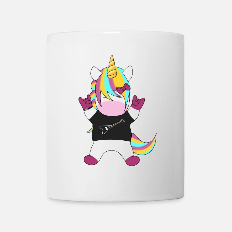 Rainbow Unicorn Rocker - Mug - white