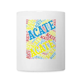 Sicilia t-shirt t-shirt Acate word cloud - Mug - white - Front