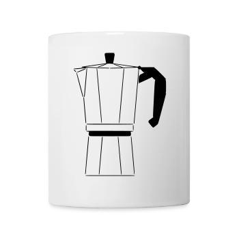 Cafe - Tasse - Weiß - Vorne
