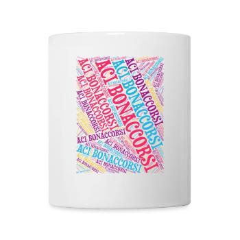 Sicilia t-shirt Aci Bonaccorsi world cloud collage - Mug - white - Front