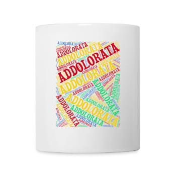 t-shirt Addolorata t-shirt word cloud - Mug - white - Front