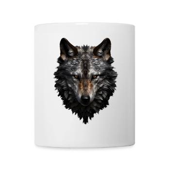 Wolf Portrait - Mug - white - Front