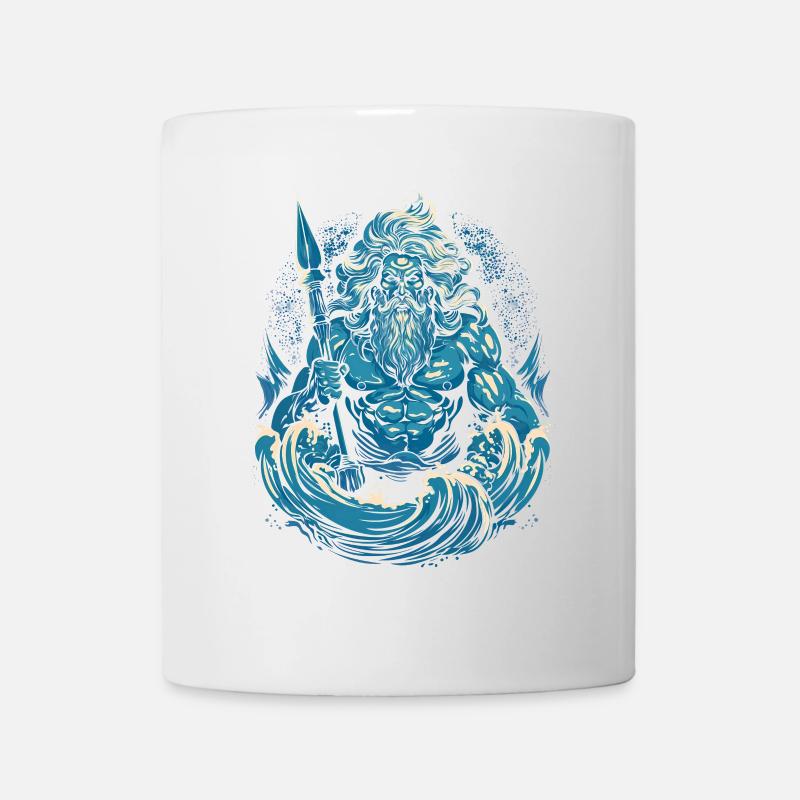 Poseidon - Tasse - Weiß