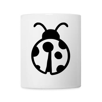 Coccinelle mignonne - Mug blanc - blanc - Devant