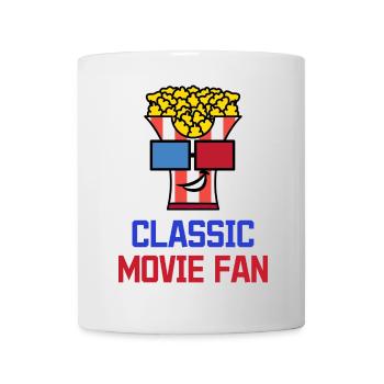 Popcorn Statement Films Filmabend Kinoaben - Mug blanc - blanc - Devant