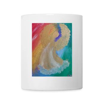 Rainbow Angel - Angel of Harmony - Angel Image - Mug - white - Front
