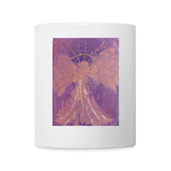Erzengel Chamuel - Engel der Liebe - Engelbild - Tasse - Weiß - Vorne