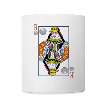Reine de la pétanque - Mug blanc - blanc - Devant