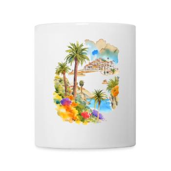 Urlaub auf den Kanaren - Tasse - Weiß - Vorne