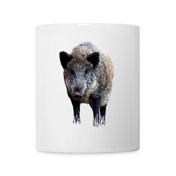 Wild boar - Mug - white - Front