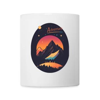 Abenteuer - Tasse - Weiß - Vorne