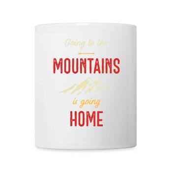 Going to the Mountains is Going Home - Mug - white - Front
