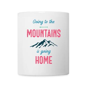 Going to the Mountains is Going Home - Mug - white - Front