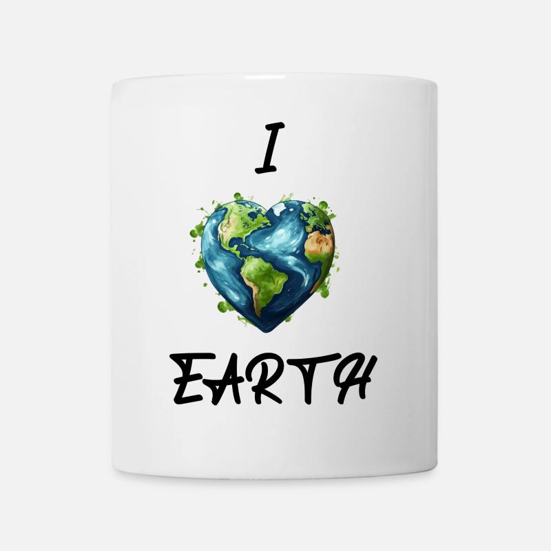 I Love Earth - Mug - white