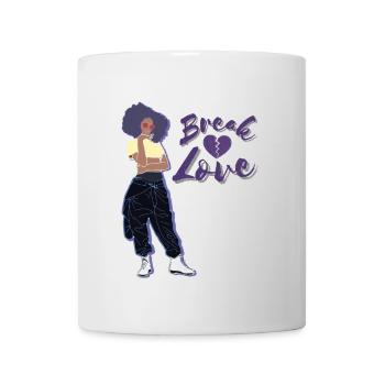 break love - Mug blanc - blanc - Devant