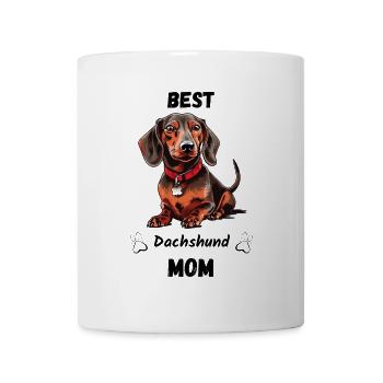 Best Dachshund Mom - Tasse - Weiß - Vorne