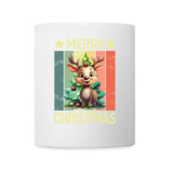 Merry Christmas Reindeer - Mug - white - Front