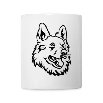 Swiss Shepherd Head - Mug - white - Front
