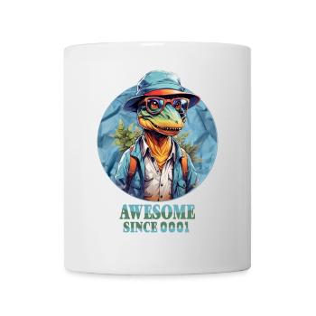 Dinosaurs, T-Rex - Mug - white - Front