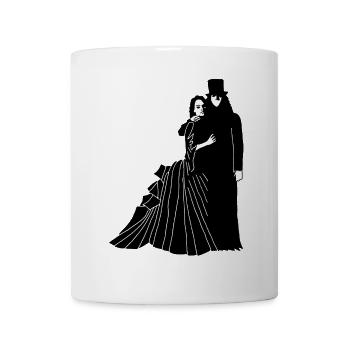 Ghostly couple - Mug - white - Front