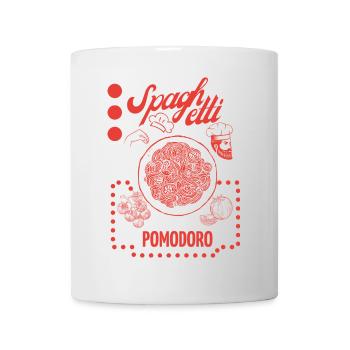 Spaghettis - Mug blanc - blanc - Devant