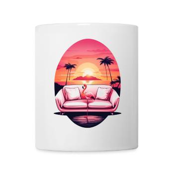 Flamingo Sofa - Tasse - Weiß - Vorne