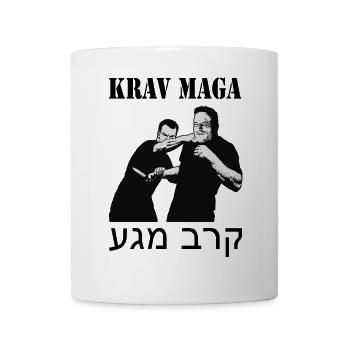 Krav Maga Messer Verteidigung - Tasse - Weiß - Vorne