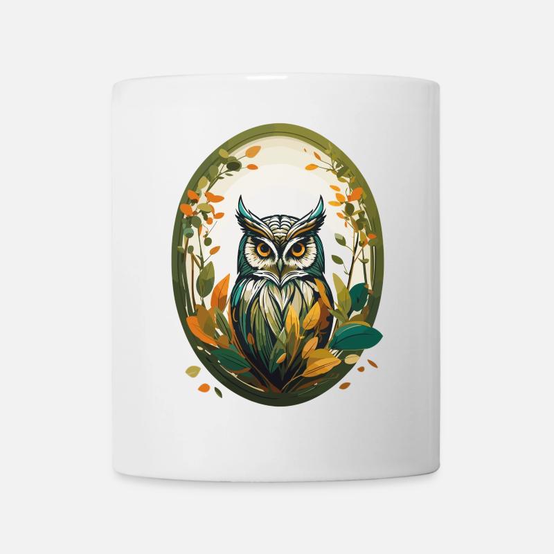 Eule - Tasse - Weiß
