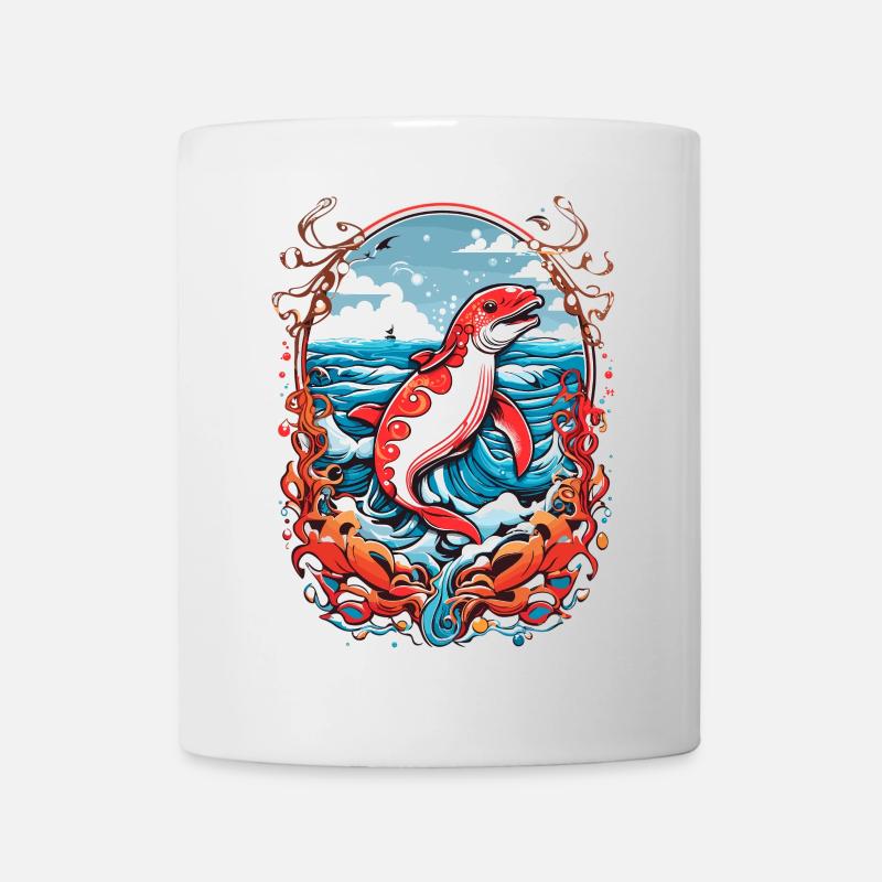 Meeresbewohner - Tasse - Weiß