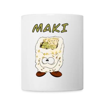 Maki style - Mug blanc - blanc - Devant