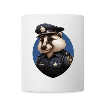 Police Badger - Mug - white - Front