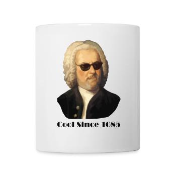 Johann Sebastian Bach – Cool with sunglasses and - Mug - white - Front