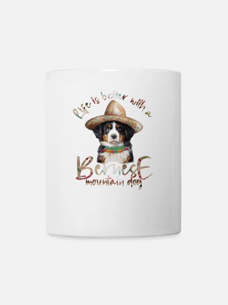 Berner Sennenhund - Tasse - Weiß