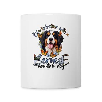 Bernese mountain dog - Mug - white - Front