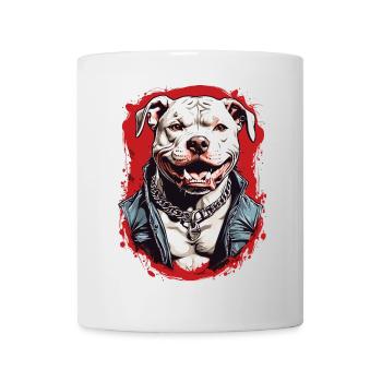 Hunderasse Pitbulls - Tasse - Weiß - Vorne