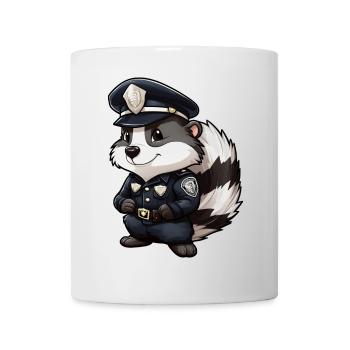 Skunk Police - Mug - white - Front