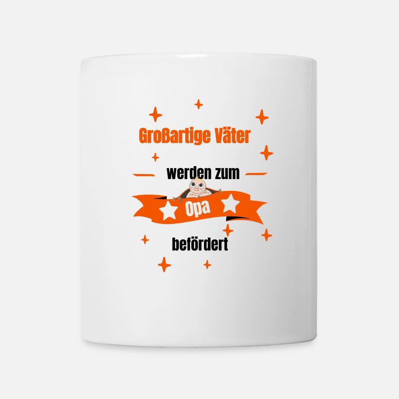 Opa - großartiger Vater - Tasse - Weiß