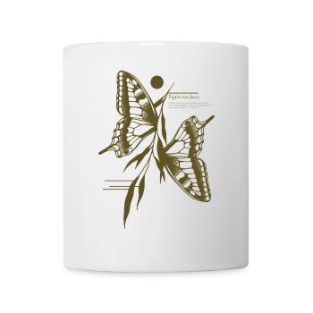 Papillon à queue d’aronde - Variante - Mug blanc - blanc - Devant