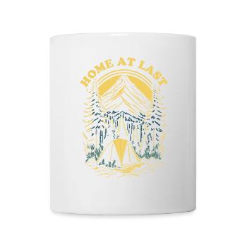 Montagne Nature Et Camping - Mug blanc - blanc - Devant