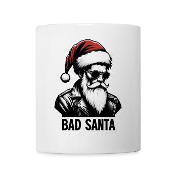 Père Noël Rock - Cadeau Tendance - Mug blanc - blanc - Devant