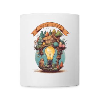 Nerd Land - Mug - white - Front