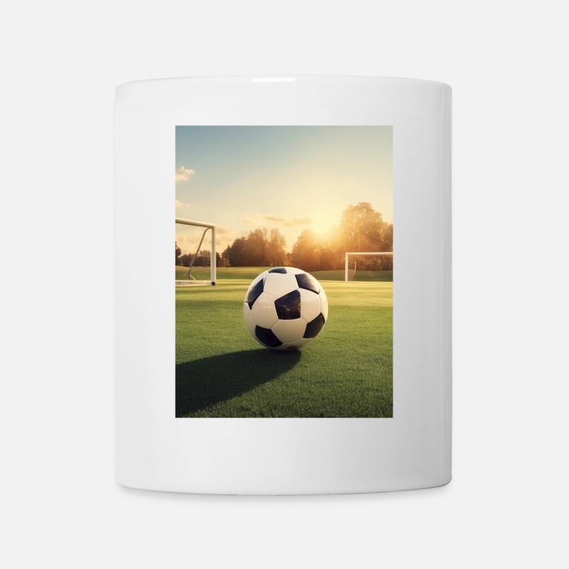"Fußball" - Tasse - Weiß