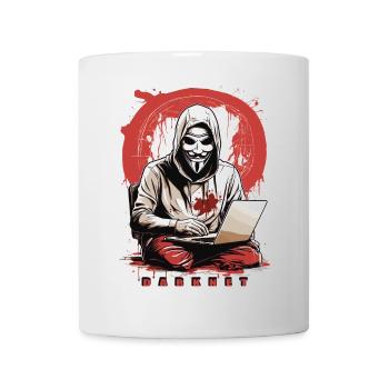 Anonymous Hacker - Tasse - Weiß - Vorne