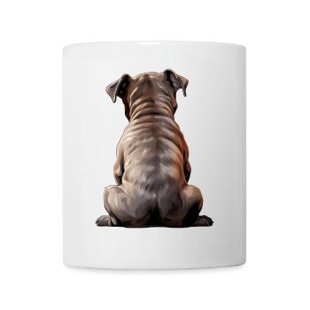Staffordshire Bull Terrier - Mug blanc - blanc - Devant