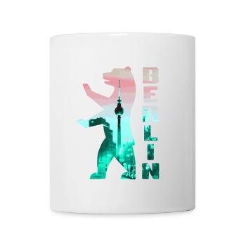 Berlin Bär Alex Fernsehturm - Tasse - Weiß - Vorne