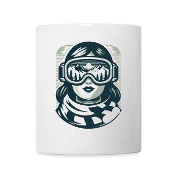 Ski Schihaserl Remontées mécaniques Vacances au ski Sports d’hiver - Mug blanc - blanc - Devant