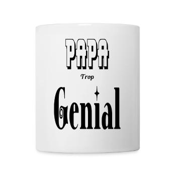 Papa Trop Génial Père - Mug blanc - blanc - Devant