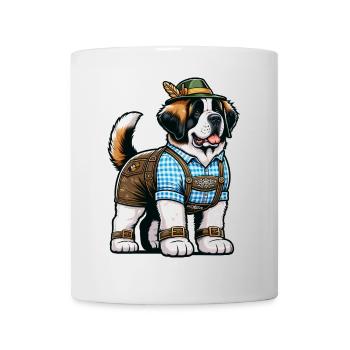 St. Bernard Dog Bavaria - Mug - white - Front
