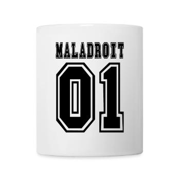 Maladroit numéro 1 - Mug blanc - blanc - Devant