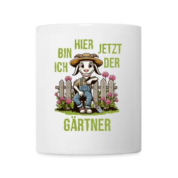 Den Bock zum Gärtner machen - Tasse - Weiß - Vorne